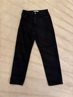 Zara Black Women's Straight Leg Jeans